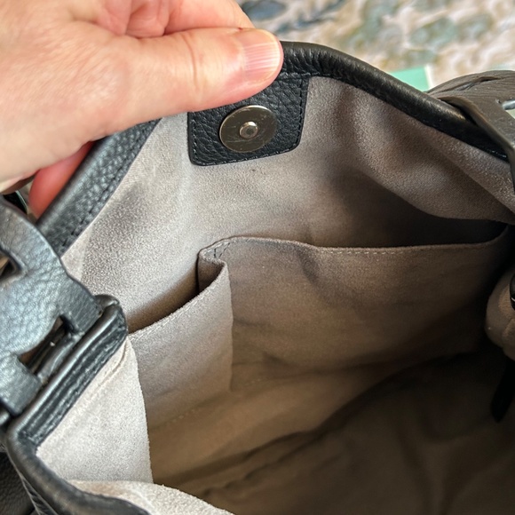 Vince Camuto Deena Black Leather Med Size Hobo Bag EUC - Picture 10 of 16